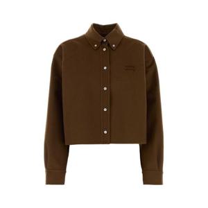미우미우 셔츠 MK1659SOOO15Q8 F0046 Brown
