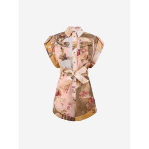 짐머만   반팔원피스 FW25 4235YSS253100  Linen 5656314 Light Pink