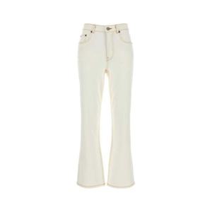 토리버치 데님 팬츠 168289 111 White