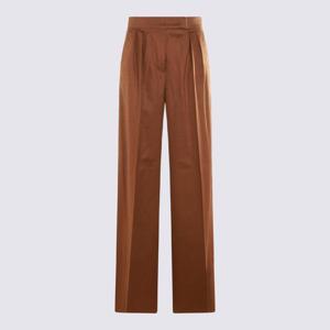 막스마라   팬츠 FW25 2521136383600036 6315663 Leather Brown