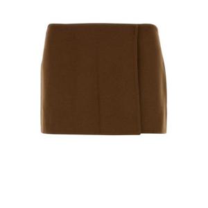미우미우 숏 스커트 MG2499SOOO15Q8 F0046 Brown