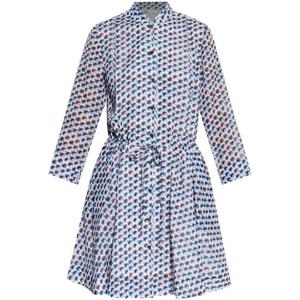 토리버치   긴팔원피스 SS25 165262414 5633877 Blue Candy Dots