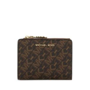 마이클 코어스 지갑 32S4G8ED7V BRNLUGGAGE Printed