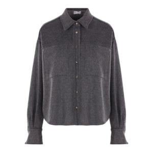 브루넬로쿠치넬리   셔츠 FW25 MD565EP706C8160 6235840 Grey