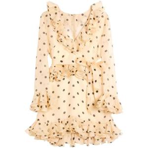 발렌티노 PAP   긴팔원피스 SS25 6B3VAF3793H0AN 4971503 White