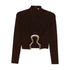 컬트가이아   블라우스 FW25 TP31975YV2418 ELISABETTA JAVA 6309386 BROWN