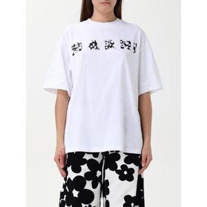 마르니   반팔 티셔츠 SS25 THJET49P15USCX50 FLW01 5772101 Lilac