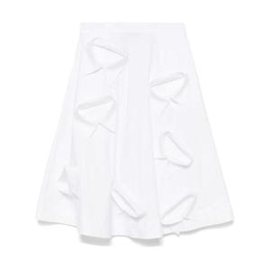 모스키노   미디스커트 SS25 0531 A0101 0001 4887732 WHITE