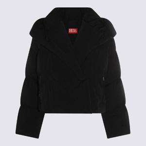 디젤   여성 패딩 자켓 FW25 A211060QMBB9XX 6316029 Black