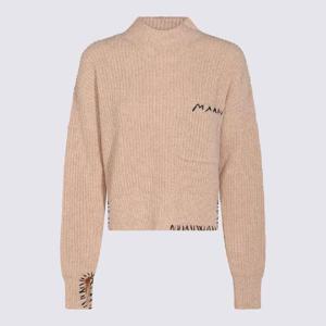 마르니   니트 FW25 DVMD0201Q0UFH30100W23 5672132 SEASHELL