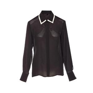 리우조   긴팔 셔츠 SS25 CA5198T257809D67 5383231 Black