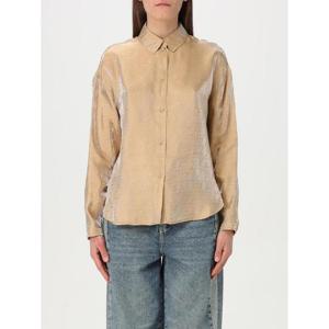 아르마니 익스체인지   긴팔 셔츠 SS25 XW000567AF12055 F1018 5659504 Gold