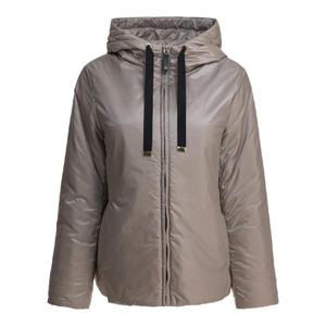 막스마라 더 큐브  그린에이치 후드 여성 패딩 자켓 FW25 2529486024GREENH067 5802886 Grey