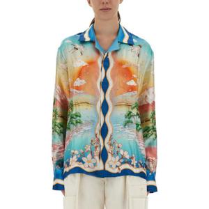 카사블랑카   셔츠 FW25 U WPF25 SH 00601TENNISCLUB 6184083 MULTICOLOUR