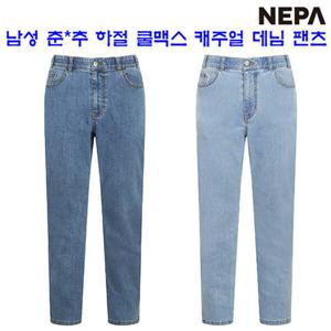 [네파][바지 청바지](7J11641)_남성 라이프스타일 캐주얼 쿨맥스 데님 팬츠(청바지)
