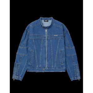 [널디] 유니 NY 데님 바이커 자켓 PNES24JK08 UNI NY DENIM BIKER JACKET
