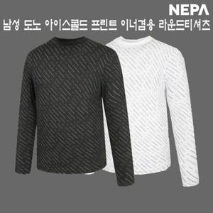 [네파][티셔츠 아이스콜드](7J35301) 남성 도노프린트 프레쉬 이너겸용 긴팔 티셔츠