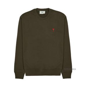 [아미] FW24 남성 하트 로고 맨투맨 USW035 730 221