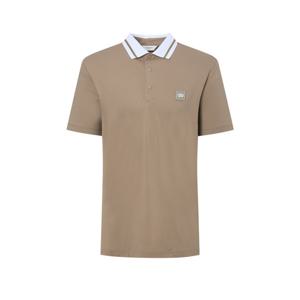 헤지스 골프 남성 24SS 클리어런스스테디셀러로고 포인트 폴로티셔츠 (DARK BEIGE) WPTS4B301I3