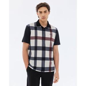 닥스 골프 남성 24SS 클리어런스스테디셀러클래식 체크 폴로티셔츠 (BLACK) WGTS4B004BK