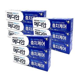[알티피아]메디안 후레쉬블루 아쿠아민트 불소치약 120g 3입 3개