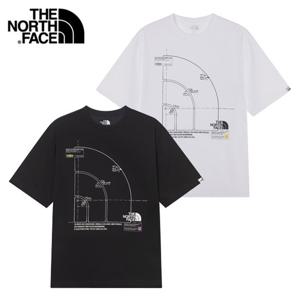 [노스페이스 화이트라벨]25SS 돔 로고 반팔 라운드티 NT7UR11