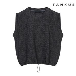 [탱커스]숄더 핀턱 라운드넥 베스트 (TX2VT006L0)