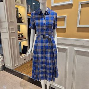 [BCBG] 비씨비지 여름25 미튼 체크 원피스 B5B4O627