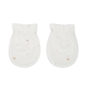 [블루독베이비8] FW25 BI뱀부손싸개  HJ (45A7000801) (BLUEDOG BABY 유아 출산 백일 선물 도트 강아지 내