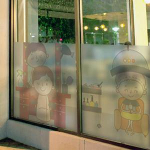 아트박스/꾸밈 ih939-도란도란미용실_글라스시트지