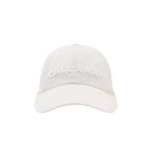 캘러웨이골프모자 PQC CWAC24X601_OW 여성 코듀로이 와이드 볼캡
