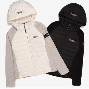 [내셔널지오그래픽 (행사)]N214WFT110 여성 몬타나 KNIT&DOWN MIX F-ZIP