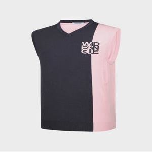 [와이드앵글]TO 와일드 블럭킹 브이넥 베스트 MWMU24K11