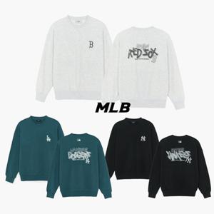 MLB(엠엘비)공용 베이직 스트릿 등판 그래픽 맨투맨(3AMTB3154)