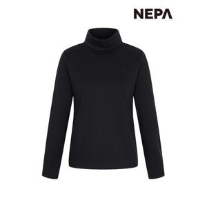 [네파] 여성 베이직 기모 모크넥 티셔츠 (레귤러) 7J85453