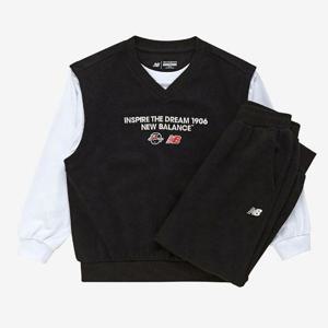 [뉴발란스] 키즈 페이크 레이어드 2PCS 셋업 NK9YF1105U-19 티셔츠