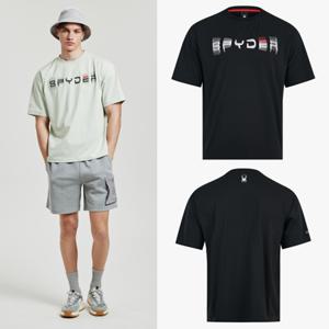 스파이더 SPJMCNRS305M TEAM VENOM 맨즈 로고 캐주얼 반팔 티셔츠 US