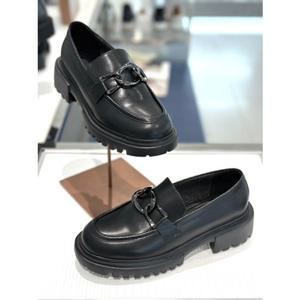 [SODA] 소다 여성 체인 장식 청키 로퍼 4CM ALS419 YP-10