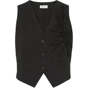 25 FW Brunello Cucinelli 플로라 아플리케 베스트 M0F79HJ506C101 TP442771262
