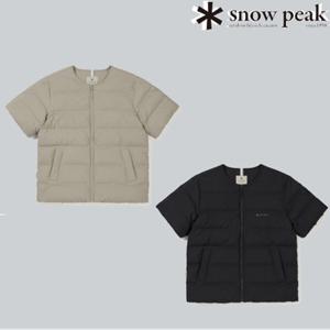 스노우피크 택가 169000 S24WMLDJ51 랜드에어 반팔 경량 다운 자켓