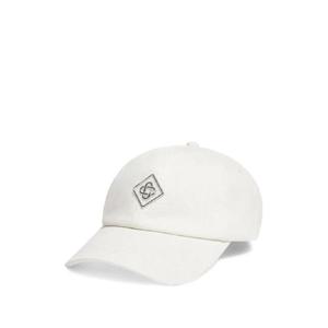 카사블랑카 로고 패치 코튼 캡 모자 AW25HAT00204