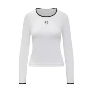 마린세르 반팔 티셔츠 WTO446ACJER0008 WH11 WHITE BLACK
