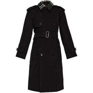 버버리   여성 트렌치 코트 FW24 8096579A1189 2895387 Black