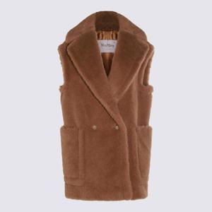 막스마라  BORMIDA 보르미다 테디 베스트 여성 코트 FW25 252127626360010739001 6315507 Beige