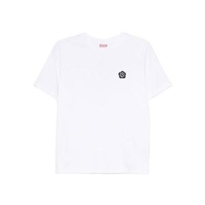 겐조  보케 플라워 반팔 티셔츠 FW25 FF52TS5524SO01 5867757 White
