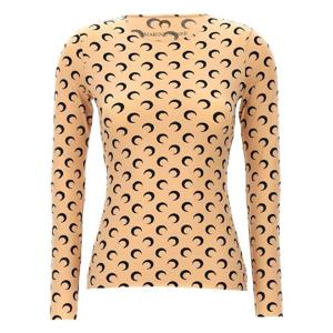 마린세르   긴팔 티셔츠 FW25 WTS006ACJER0001TA10 2927886 Beige