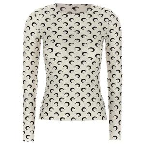 마린세르   긴팔 티셔츠 FW25 WTS006ACJER0001WH00 2812798 WhiteBlack