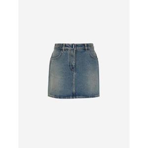 지방시   미니스커트 SS24 BW40SQ5Y9N100   COTTON 2379560 420MEDIUM BLUE