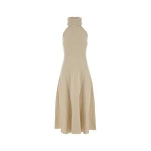 마그다뷰트림 미디 원피스 324925 CREAM Beige