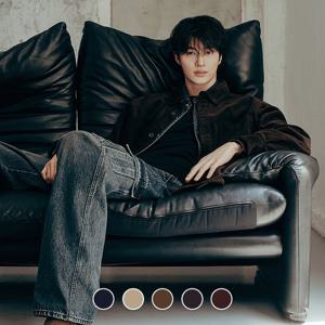 [지오다노]남성 가을 오버핏 아우터타입 코듀로이 골지 면 셔츠 045907